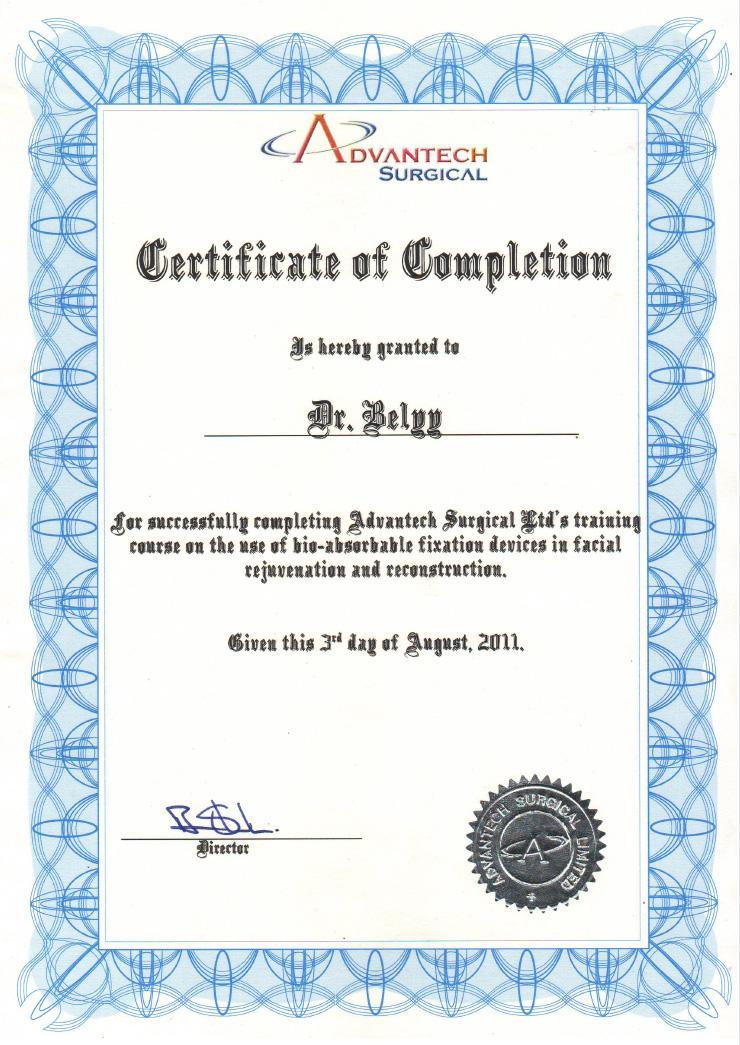 Сертификат Белого Игоря 