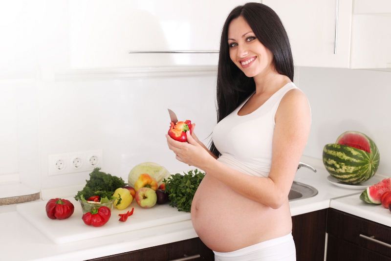 Беременная женщина и правильное питание